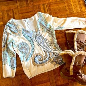 Light weight paisley shirt